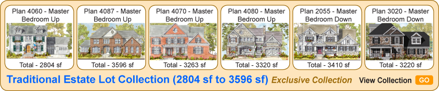 Estate Lot Traditional No. 1 Collection (2804 sf to 3596 sf) Exclusive Collection